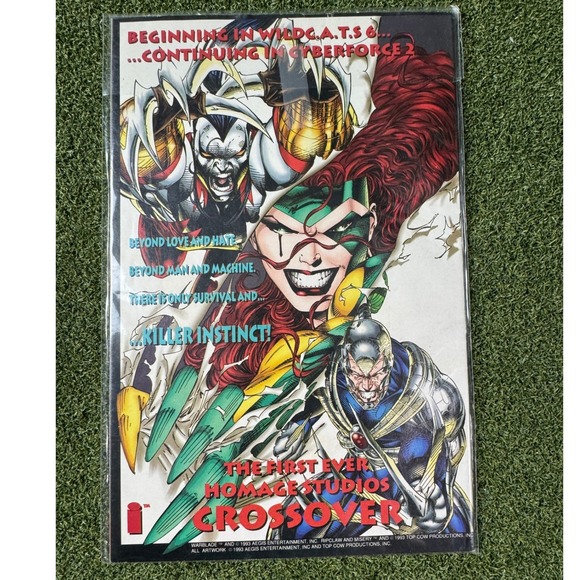 WildCATS Trilogy 2 Image Comics 1993 Jim Lee Cover VF/NM Bagged - Picture 2 of 2